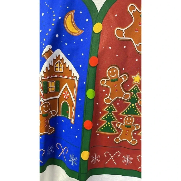 Fruit of the‎ Loom 100% Cotton Gingerbread Vest Tshirt Size XL - Picture 4 of 6